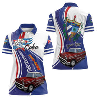 Personalized Cuba Liberation Day 1958-2026 Women Polo Shirt Cuba Libre Car - Wonder Print Shop