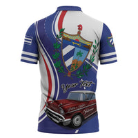 Personalized Cuba Liberation Day 1958-2026 Zipper Polo Shirt Cuba Libre Car - Wonder Print Shop
