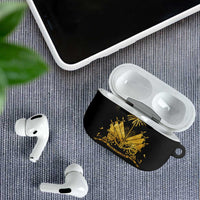 Ayiti 222nd Independence Day Anniversary AirPods Case Haiti Gold VeVe Pattern - Wonder Print Shop