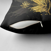 Ayiti 222nd Independence Day Anniversary Pillow Cover Haiti Gold VeVe Pattern - Wonder Print Shop