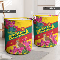 Grenada Independence Day 1974 Laundry Basket La Gwinad Dove Armadillo Together - Wonder Print Shop