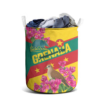 Grenada Independence Day 1974 Laundry Basket La Gwinad Dove Armadillo Together - Wonder Print Shop
