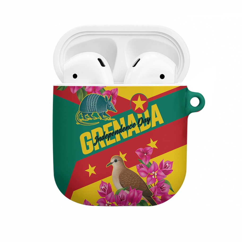 Grenada Independence Day 1974 AirPods Case La Gwinad Dove Armadillo Together - Wonder Print Shop
