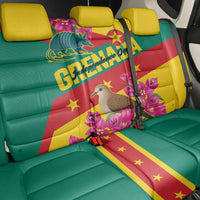 Grenada Independence Day 1974 Back Car Seat Cover La Gwinad Dove Armadillo Together - Wonder Print Shop