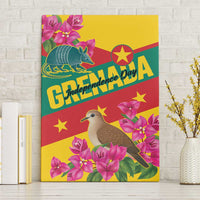 Grenada Independence Day 1974 Canvas Wall Art La Gwinad Dove Armadillo Together - Wonder Print Shop