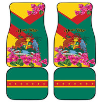 Personalized Grenada Independence Day 1974 Car Mats La Gwinad Dove Armadillo Together - Wonder Print Shop