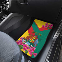 Personalized Grenada Independence Day 1974 Car Mats La Gwinad Dove Armadillo Together - Wonder Print Shop
