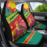 Grenada Independence Day 1974 Car Seat Cover La Gwinad Dove Armadillo Together - Wonder Print Shop