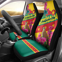 Grenada Independence Day 1974 Car Seat Cover La Gwinad Dove Armadillo Together - Wonder Print Shop