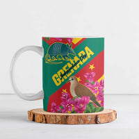 Personalized Grenada Independence Day 1974 Ceramic Mug La Gwinad Dove Armadillo Together - Wonder Print Shop
