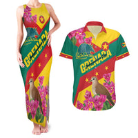 Personalized Grenada Independence Day 1974 Couples Matching Tank Maxi Dress and Hawaiian Shirt La Gwinad Dove Armadillo Together - Wonder Print Shop