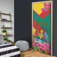 Personalized Grenada Independence Day 1974 Door Cover La Gwinad Dove Armadillo Together - Wonder Print Shop