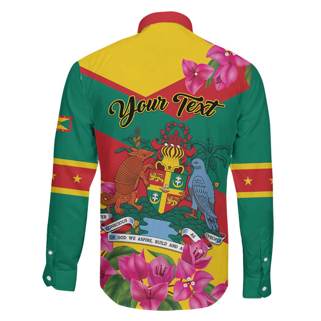 Personalized Grenada Independence Day 1974 Family Matching Off Shoulder Short Dress and Hawaiian Shirt La Gwinad Dove Armadillo Together - Wonder Print Shop