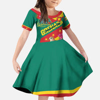 Personalized Grenada Independence Day 1974 Family Matching Summer Maxi Dress and Hawaiian Shirt La Gwinad Dove Armadillo Together - Wonder Print Shop