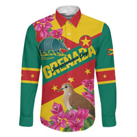 Personalized Grenada Independence Day 1974 Family Matching Summer Maxi Dress and Hawaiian Shirt La Gwinad Dove Armadillo Together - Wonder Print Shop