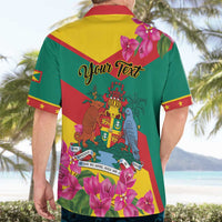 Personalized Grenada Independence Day 1974 Hawaiian Shirt La Gwinad Dove Armadillo Together - Wonder Print Shop