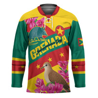 Personalized Grenada Independence Day 1974 Hockey Jersey La Gwinad Dove Armadillo Together - Wonder Print Shop