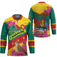 Personalized Grenada Independence Day 1974 Hockey Jersey La Gwinad Dove Armadillo Together - Wonder Print Shop