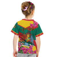 Personalized Grenada Independence Day 1974 Kid T Shirt La Gwinad Dove Armadillo Together - Wonder Print Shop
