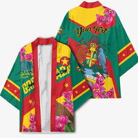 Personalized Grenada Independence Day 1974 Kimono La Gwinad Dove Armadillo Together - Wonder Print Shop