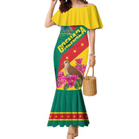 Personalized Grenada Independence Day 1974 Mermaid Dress La Gwinad Dove Armadillo Together - Wonder Print Shop