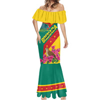 Personalized Grenada Independence Day 1974 Mermaid Dress La Gwinad Dove Armadillo Together - Wonder Print Shop