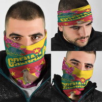 Grenada Independence Day 1974 Neck Gaiter La Gwinad Dove Armadillo Together - Wonder Print Shop