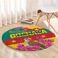 Grenada Independence Day 1974 Round Carpet La Gwinad Dove Armadillo Together - Wonder Print Shop