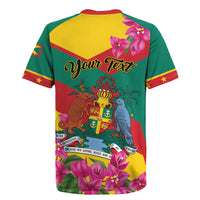 Personalized Grenada Independence Day 1974 Rugby Jersey La Gwinad Dove Armadillo Together - Wonder Print Shop