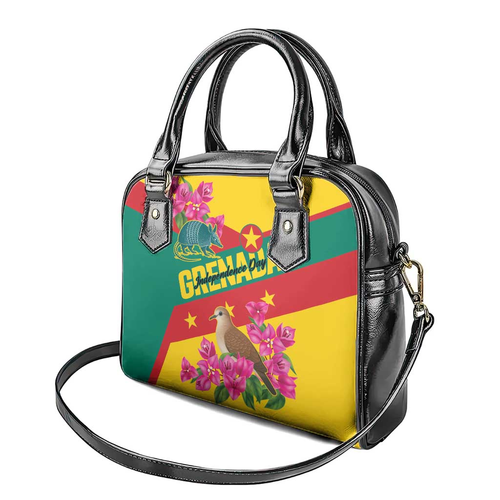 Grenada Independence Day 1974 Shoulder Handbag La Gwinad Dove Armadillo Together - Wonder Print Shop