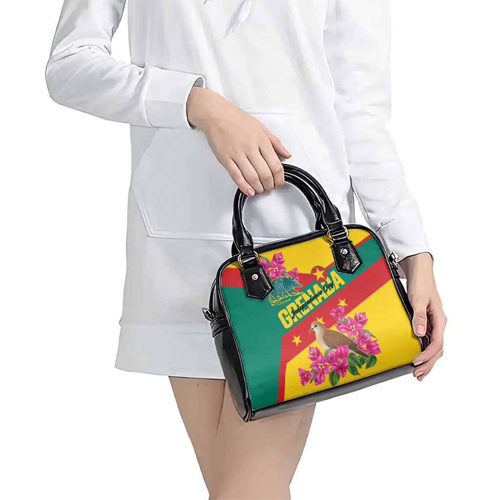 Grenada Independence Day 1974 Shoulder Handbag La Gwinad Dove Armadillo Together - Wonder Print Shop