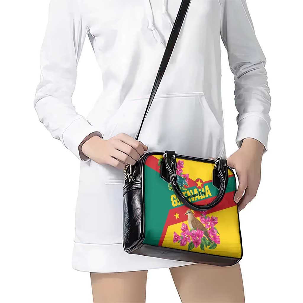 Grenada Independence Day 1974 Shoulder Handbag La Gwinad Dove Armadillo Together - Wonder Print Shop