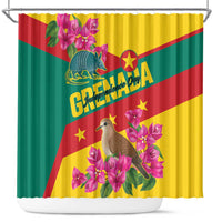 Grenada Independence Day 1974 Shower Curtain La Gwinad Dove Armadillo Together - Wonder Print Shop