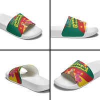 Grenada Independence Day 1974 Slide Sandals La Gwinad Dove Armadillo Together - Wonder Print Shop