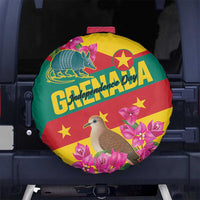 Grenada Independence Day 1974 Spare Tire Cover La Gwinad Dove Armadillo Together - Wonder Print Shop