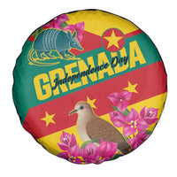 Grenada Independence Day 1974 Spare Tire Cover La Gwinad Dove Armadillo Together - Wonder Print Shop