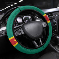 Grenada Independence Day 1974 Steering Wheel Cover La Gwinad Dove Armadillo Together - Wonder Print Shop
