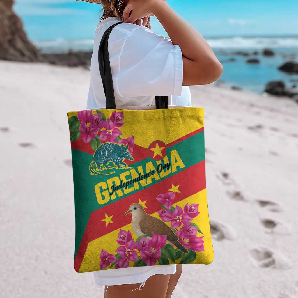 Grenada Independence Day 1974 Tote Bag La Gwinad Dove Armadillo Together - Wonder Print Shop