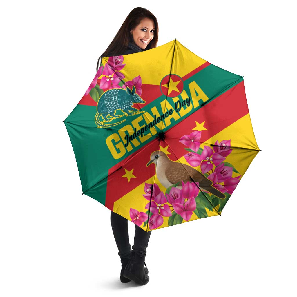 Grenada Independence Day 1974 Umbrella La Gwinad Dove Armadillo Together - Wonder Print Shop