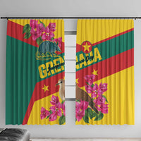 Grenada Independence Day 1974 Window Curtain La Gwinad Dove Armadillo Together - Wonder Print Shop