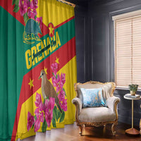 Grenada Independence Day 1974 Window Curtain La Gwinad Dove Armadillo Together - Wonder Print Shop