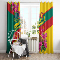 Grenada Independence Day 1974 Window Curtain La Gwinad Dove Armadillo Together - Wonder Print Shop
