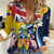 Personalised Turks and Caicos Islands Women Casual Shirt Coat Of Arms Tropical Flowers