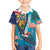 Turks and Caicos Islands Flamingo Family Matching Summer Maxi Dress and Hawaiian Shirt Zipper Stylized