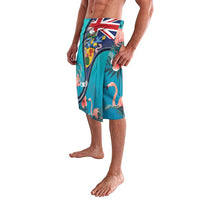 Turks and Caicos Islands Flamingo Lavalava Zipper Stylized