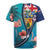 Turks and Caicos Islands Flamingo Rugby Jersey Zipper Stylized