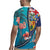 Turks and Caicos Islands Flamingo Rugby Jersey Zipper Stylized