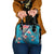 Turks and Caicos Islands Flamingo Shoulder Handbag Zipper Stylized