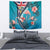 Turks and Caicos Islands Flamingo Tapestry Zipper Stylized