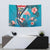 Turks and Caicos Islands Flamingo Tapestry Zipper Stylized